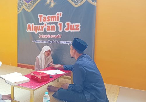 Sekali Duduk Satu Juz, Siswa Sekolah Kreatif Baratajaya Tasmik Al-Qur’an