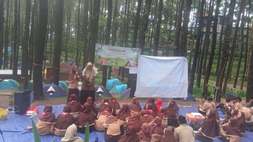 Belajar Bersama Alam, Murid SD Islam Nurul Iman Ikuti Outdoor Camp di Alas Veenuz