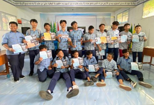 Siswa MTs Muga (MTs Muhammadiyah 3) Sumberrejo, Bojonegoro, Jawa Timur, menorehkan prestasi membanggakan.